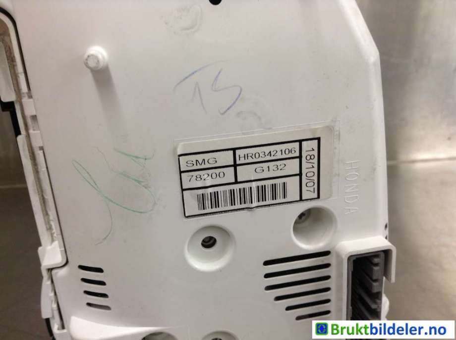Instrumentpanel til Honda Civic 2006-2011 (Type VIII)  (HONDA|78200 SMG G132|HR0342106|)