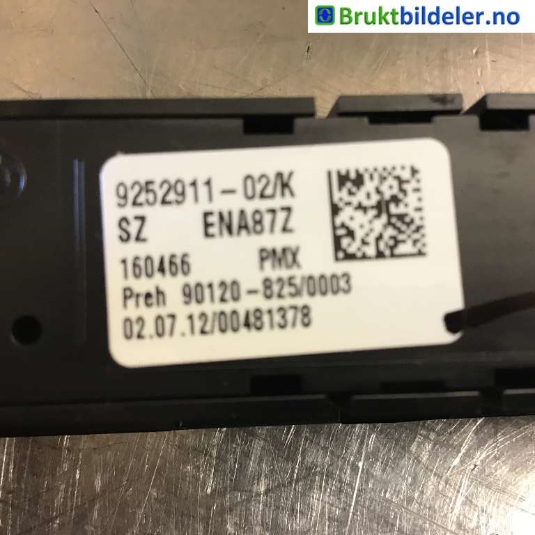 Bryter diverse til BMW 3-Serie 2012-2018 (F30/F31/F34) (F30/F31/F34) (BMW|9252911-02K|160466|)