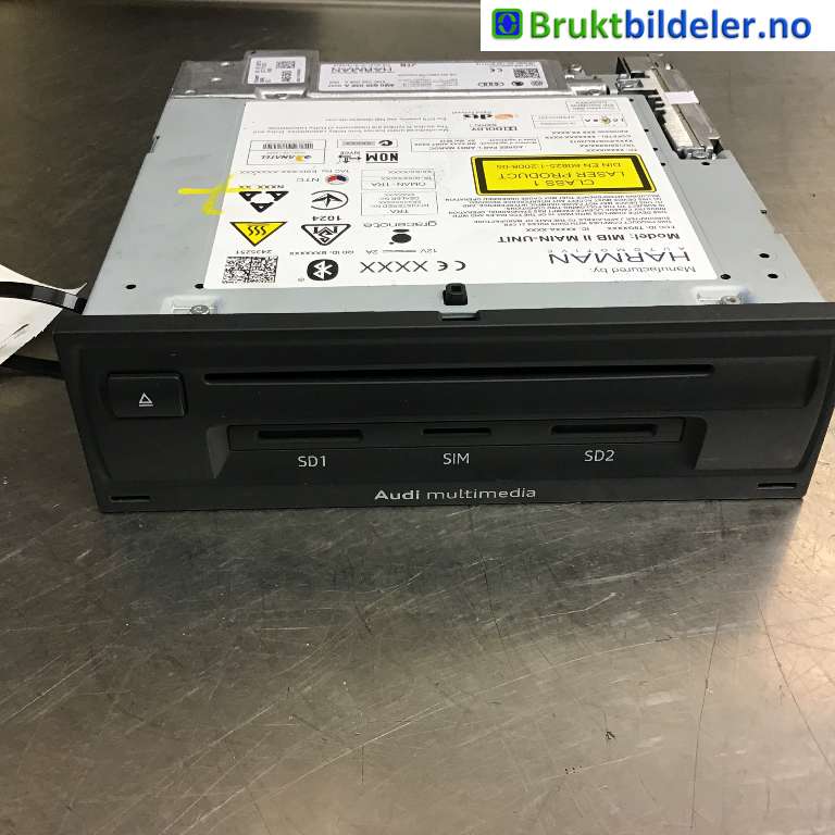 Bilstereo navigasjon spiller til Audi Q7 2015-->> (Type II) (AUDI|4M0 035 036 B|A650J-0F7504404|4M0 035 036 A)