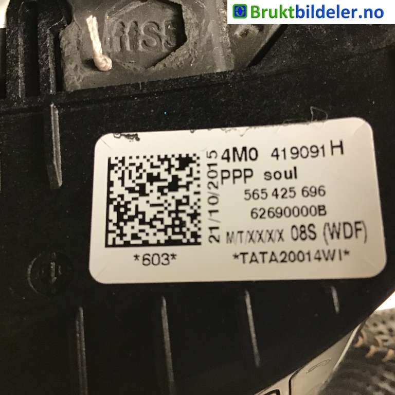 Ratt til Audi Q7 2015-->> (Type II)  (AUDI|4M0 419 091 H|565 425 696|)