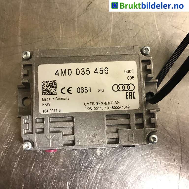 Antenne forsterker til Audi Q7 2015-->> (Type II) (AUDI|4M0 035 456|)