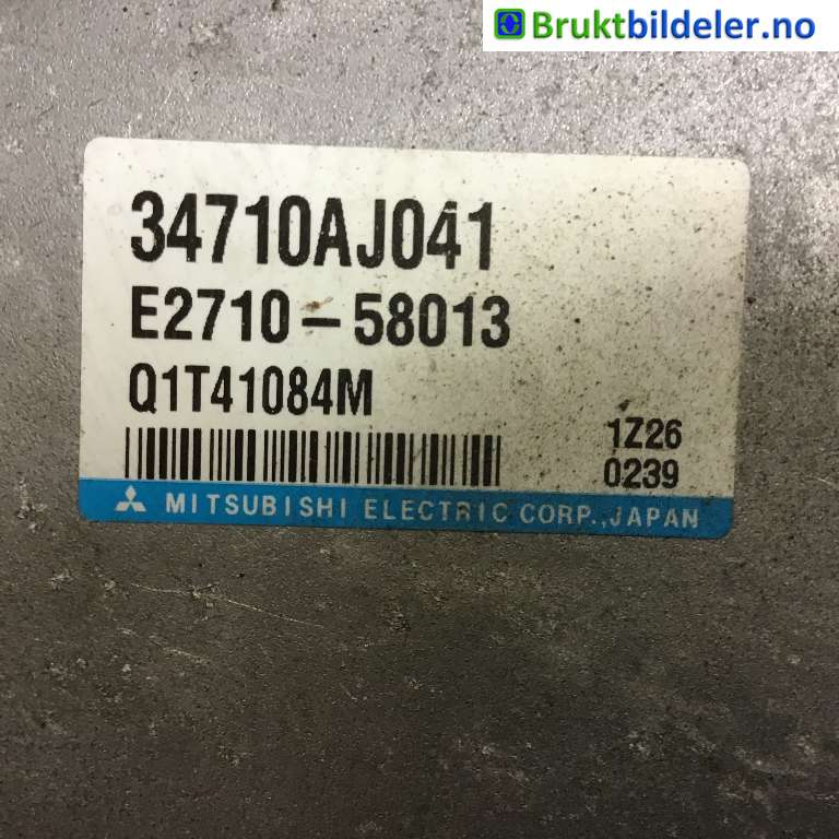 Styreenhet servo til Subaru Outback 2009-2014 (Type IV)  (SUBARU|34710AJ041|E2710-58013|)