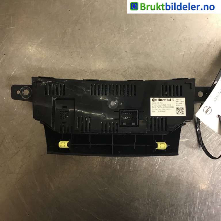 Varmeapparat betjening til Subaru Outback 2009-2014 (Type IV)  (SUBARU|72311AJ070|A2C53333394|)