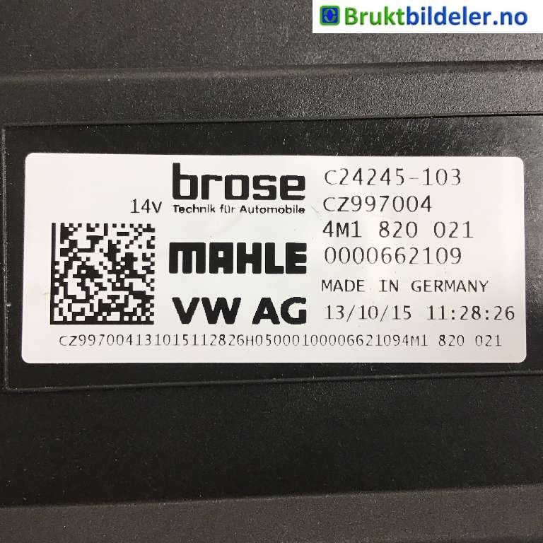 Varmeapparat motor til Audi Q7 2015-->> (Type II)  (AUDI|4M1 820 021|C24245-103|)