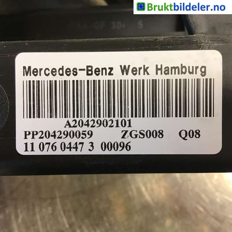 Pedal gass/brems/clutch til Mercedes E-Klasse 2009-2013 (Fase 1) (W212) (W212) (MERCEDES|A 204 290 20 01||A 204 290 21 01)