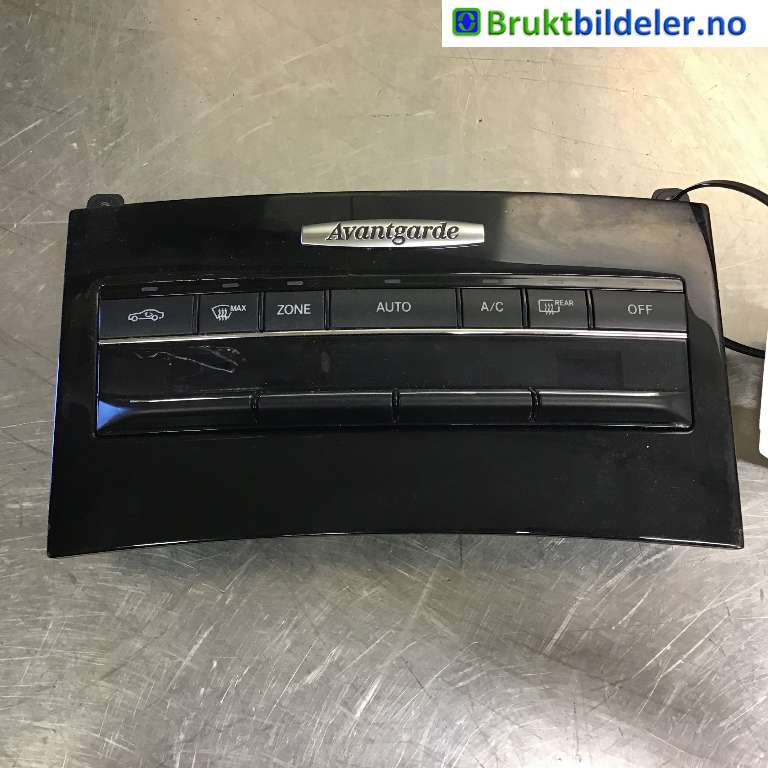 Varmeapparat betjening til Mercedes E-Klasse, 2009-2013 (Fase 1) (W212) (W212) (MERCEDES|A 212 900 86 08)