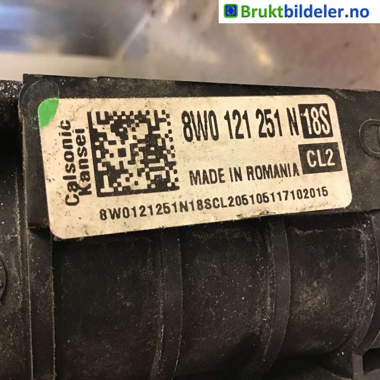 Radiator (automat gir) til Audi Q7 2015-->> (Type II)  (AUDI|8W0 121 251 N|)