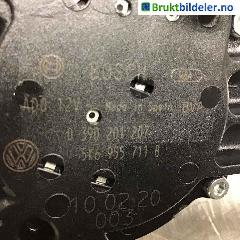 Viskermotor bakrute til VW Golf VI 2008-2012  (VOLKSWAGEN|5K6 955 711 B|0 390 201 207|)