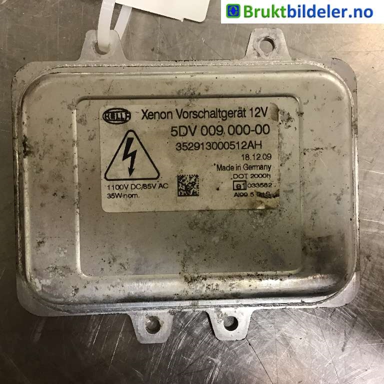 Styreenhet xenon/ballast til VW Golf VI 2008-2012  (VOLKSWAGEN|5M0 907 391|5DV 009 000 00|)