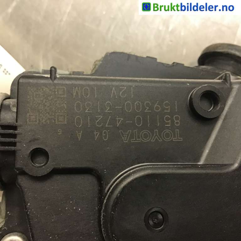 Viskermotor frontrute til Toyota Prius 2009-2016 (Type III) (COMBI) (COMBI) (TOYOTA|85110-47210|159300-3130|)