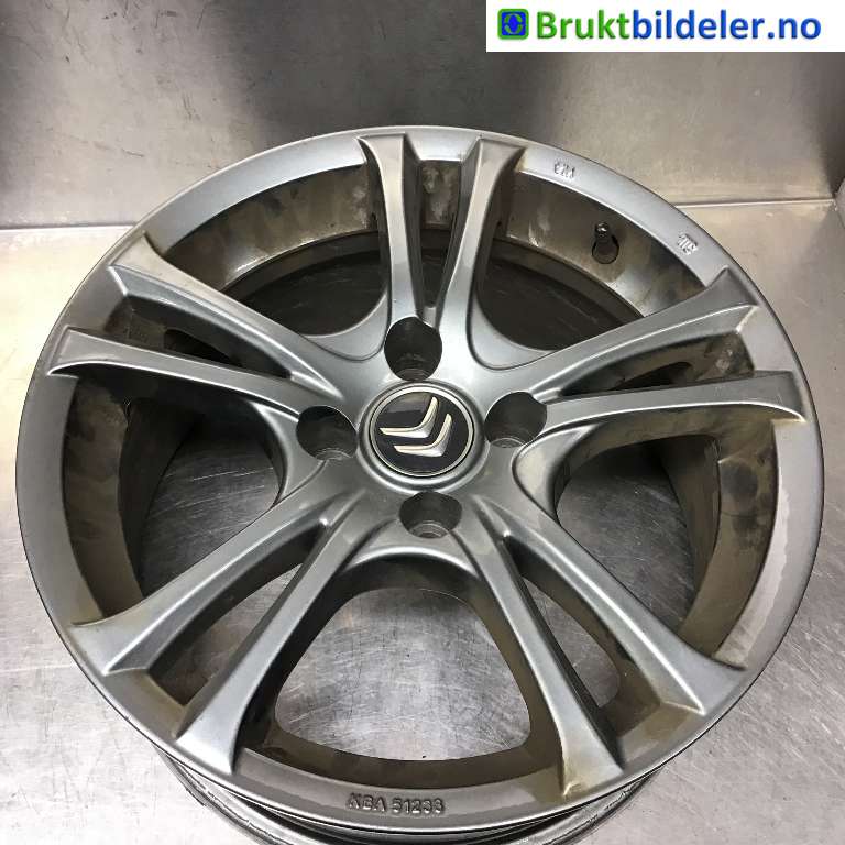 Felgsett aluminium til Citroën C3, 2016-->> (Type III) (CITROEN|KBA51238)