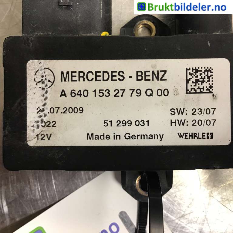 Rele gløde til Mercedes B-Klasse 2008-2011 (Fase 2) (W245) (W245) (MERCEDES|A6401530479|51 299 031|)