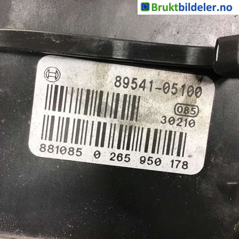 ABS sentral til Toyota Avensis 2003-2008 (Type II)  (TOYOTA|44050-05111|0 265 950 178|89541-05100)