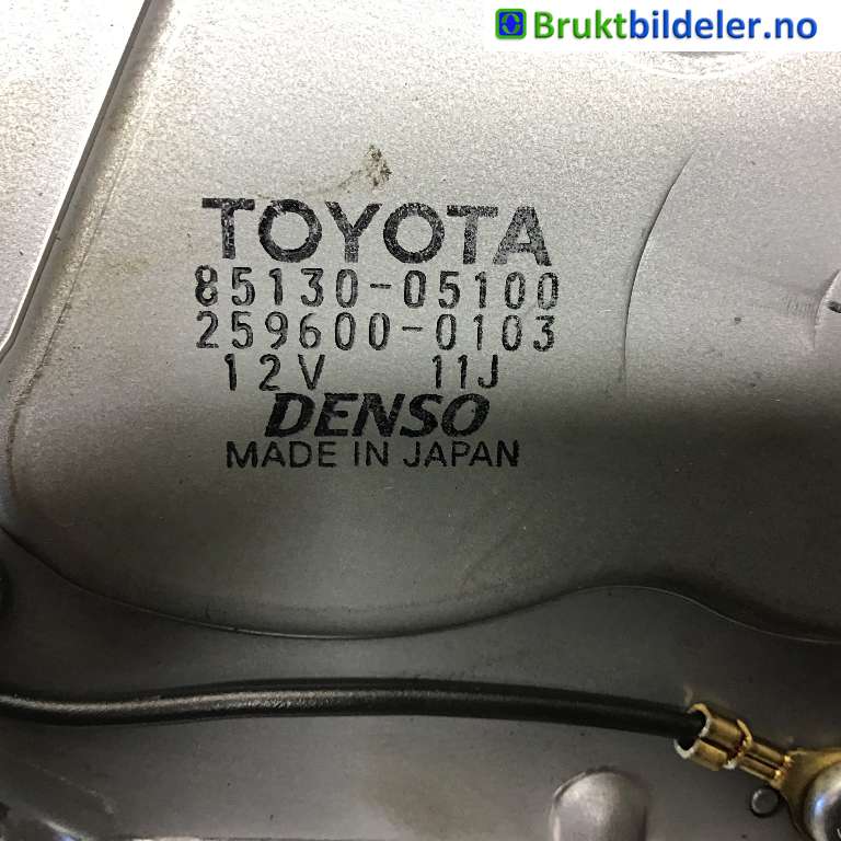 Viskermotor bakrute til Toyota Avensis 2003-2008 (Type II)  (TOYOTA|85130-05100|259600-0103|)