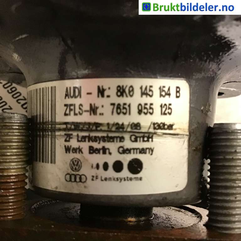 Servo pumpe mekanisk til Audi A4 2007-2014 (Type IV) (B8) (B8) (AUDI|8K0 145 154 B|7651 955 125|)
