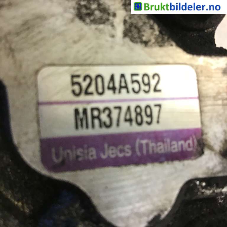 Servo pumpe mekanisk til Mitsubishi L200 1996-2006 (Type III) (MITSUBISHI|MR111779|5204A592|MR374897)