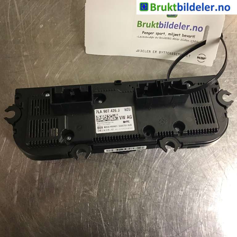 Varmeapparat betjening til VW Transporter / Caravelle 2019-->> (T6.1) (T6.1) (Volkswagen|7LA 907 426 J|5HB 014 015-67|)