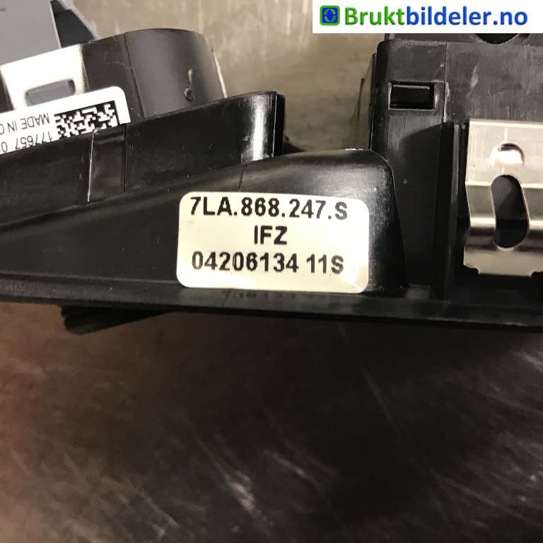 Bryter ruteheis til VW Transporter / Caravelle 2019-->> (T6.1) (T6.1) (Volkswagen|7LA 959 858 B|)
