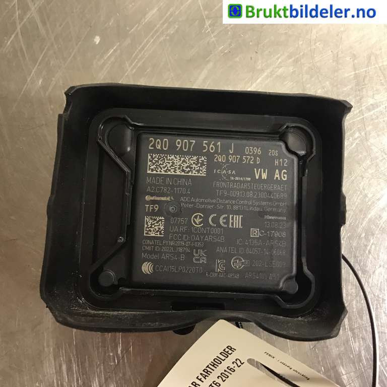 Sensor radar til VW Transporter / Caravelle 2019-->> (T6.1) (T6.1) (Volkswagen|2K0 907 561 J|A2C78211704|)
