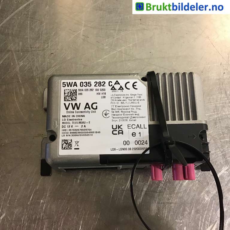 Styreenhet diverse til VW Transporter / Caravelle, 2019-->> (T6.1) (T6.1) (Volkswagen|5WA 035 282 C)