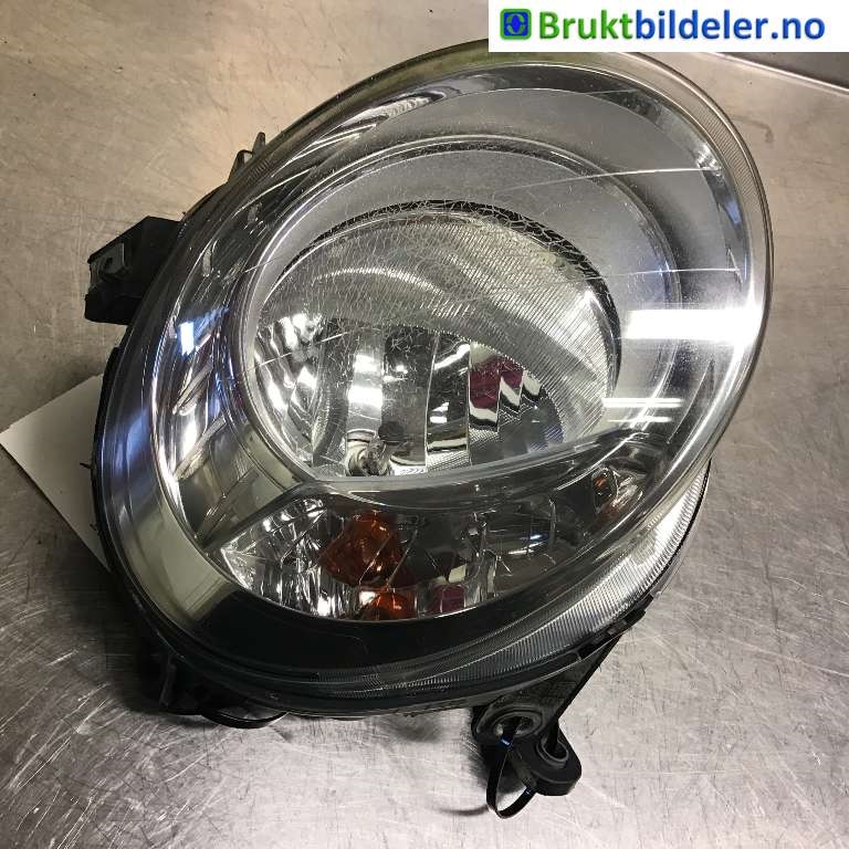 Frontlykt venstre halogen til Fiat 500, 2008-2020  (FIAT|51787492)