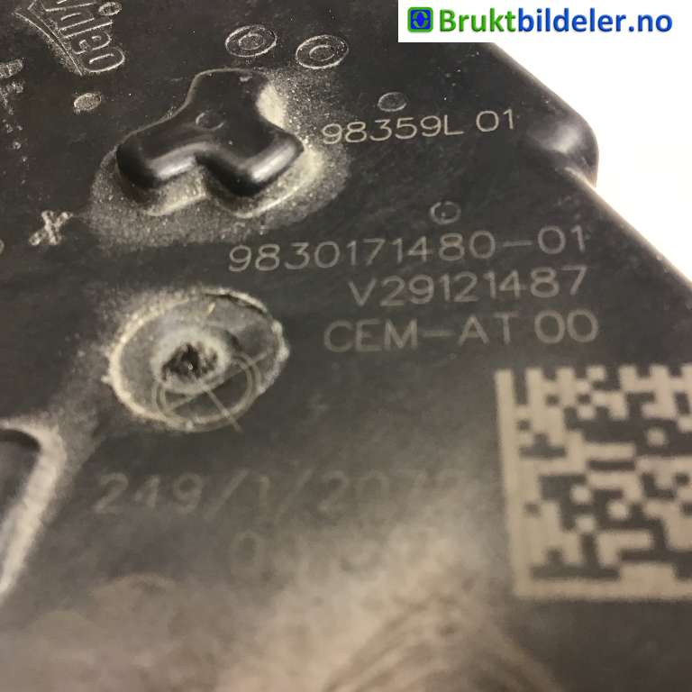 Spjeldhus til Opel Combo E 2019-->>  (OPEL|9830171480|)