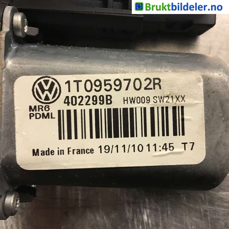 Ruteheis høyre foran til VW Caddy 2010-2015 (Type III, Fase 2)  (VOLKSWAGEN|5K0 959 792|05075732|)