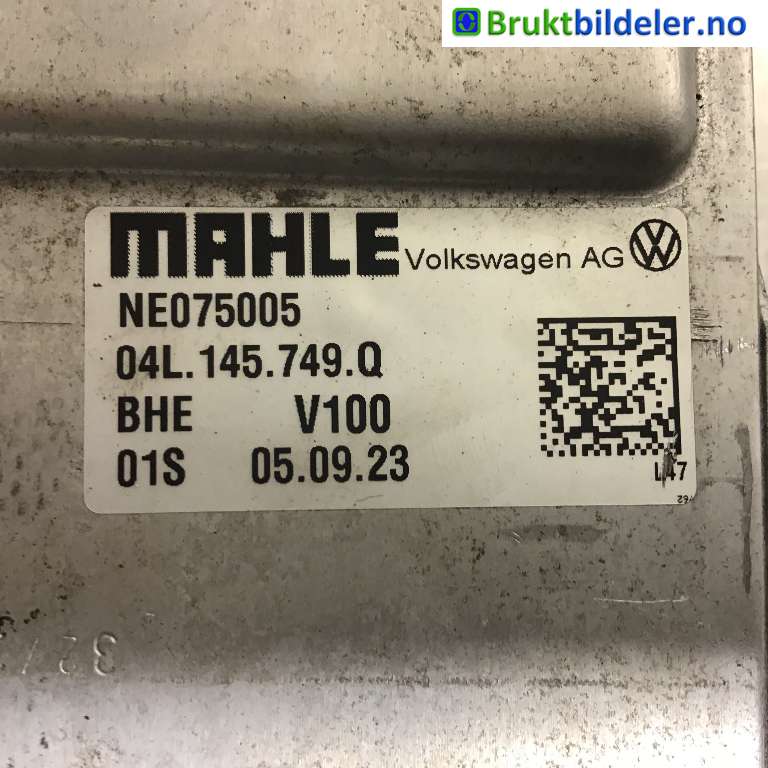 Intercooler til VW Transporter / Caravelle 2019-->> (T6.1) (T6.1) (Volkswagen|04L 145 749 Q|NE075002)