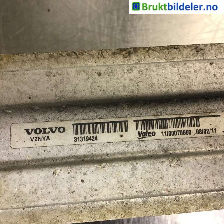 Intercooler til Volvo V70 2007-2013 (Type III, Fase 1)  (VOLVO|31319424|11/00070660|)