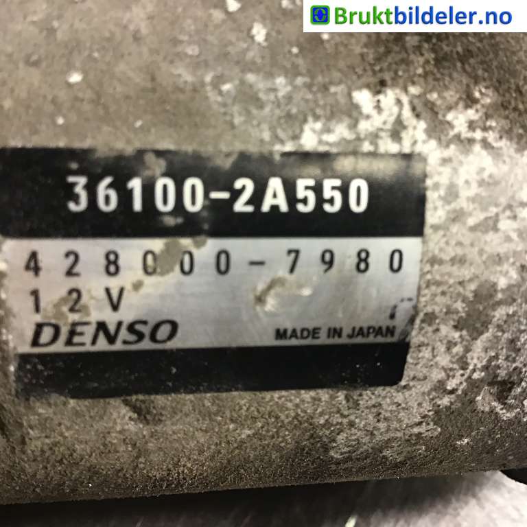 Starter diesel til Hyundai Ix35 2010-2015  (HYUNDAI|36100-2A550|428000-7980|)