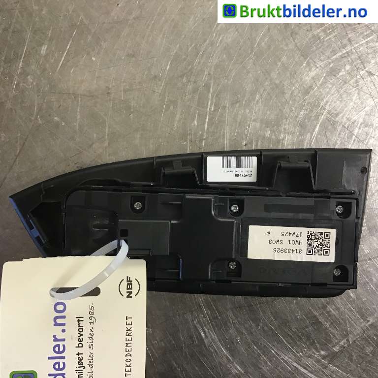 Bryter ruteheis til Volvo V90 / V90 CC / S90 2016-->>  (VOLVO|31433926|17W425|)