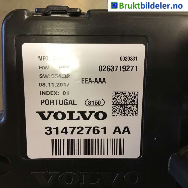 Instrumentpanel til Volvo V90 / V90 CC / S90 2016-->>  (VOLVO|36013033|0263719271|31472761 AA)
