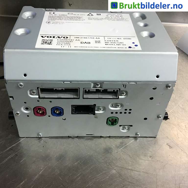 Bilstereo til Volvo V90 / V90 CC / S90 2016-->>  (VOLVO|36003119|T70255241|32247181 AA)