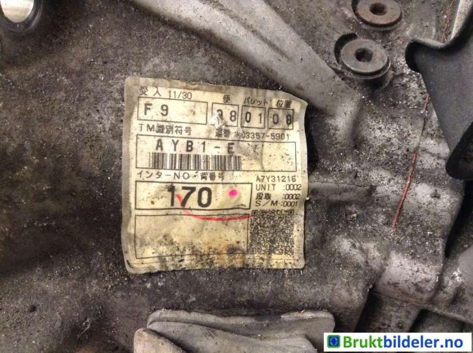 Girkasse manuell 6-trinn til Toyota Avensis 2003-2008 (Type II)  (TOYOTA||EA61|A7Y31216)