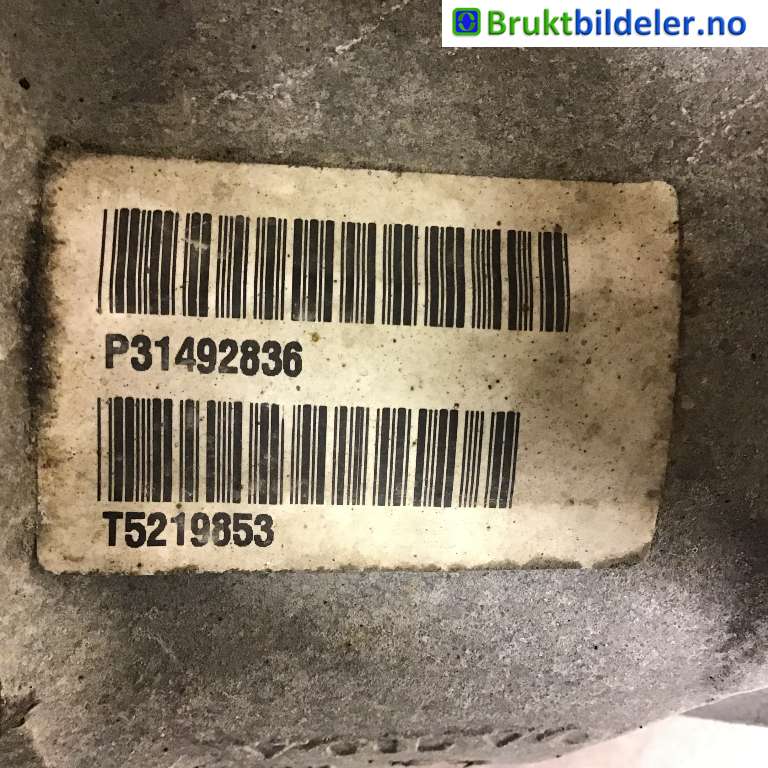 Girkasse 4WD fordelingskasse til Volvo V90 / V90 CC / S90 2016-->>  (VOLVO|31492836|T5219853|)