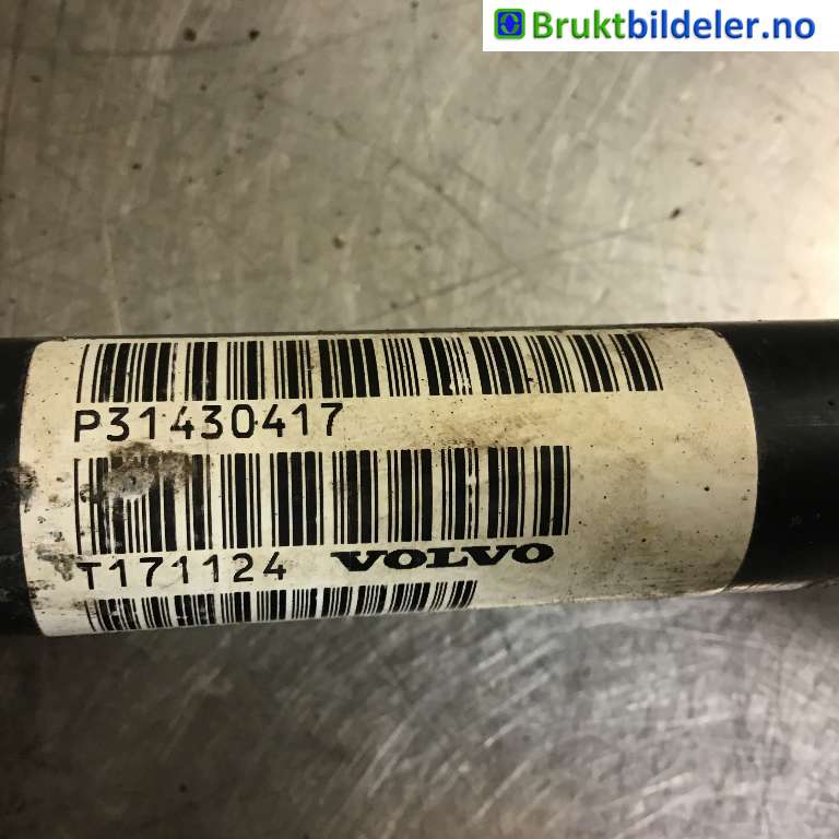 Drivaksel høyre bak til Volvo V90 / V90 CC / S90 2016-->>  (VOLVO|31430417|T171124|)