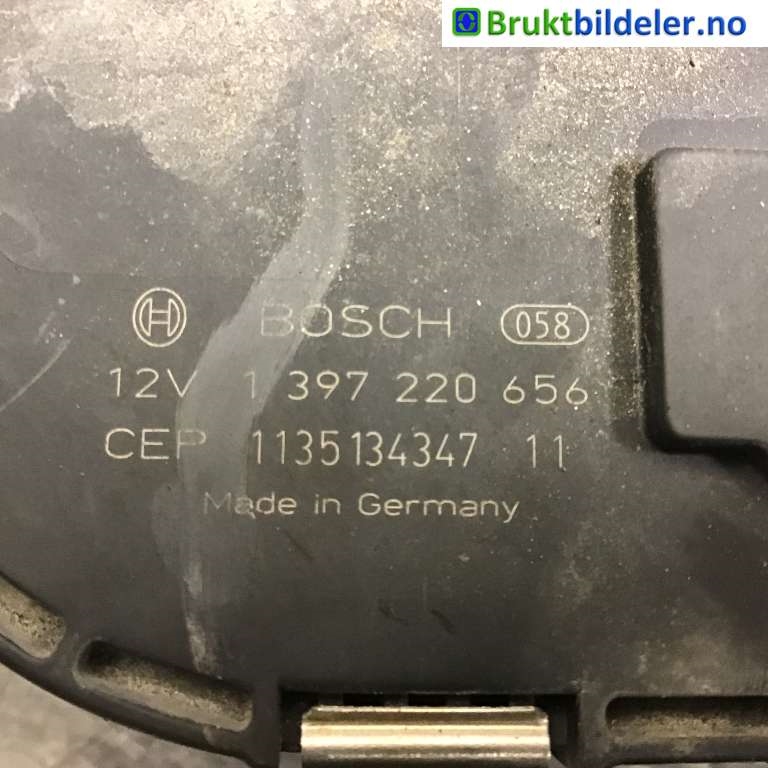 Viskermotor frontrute til VW Caddy 2010-2015 (Type III, Fase 2)  (VOLKSWAGEN|1T1 955 119 A|1 397 220 656|)