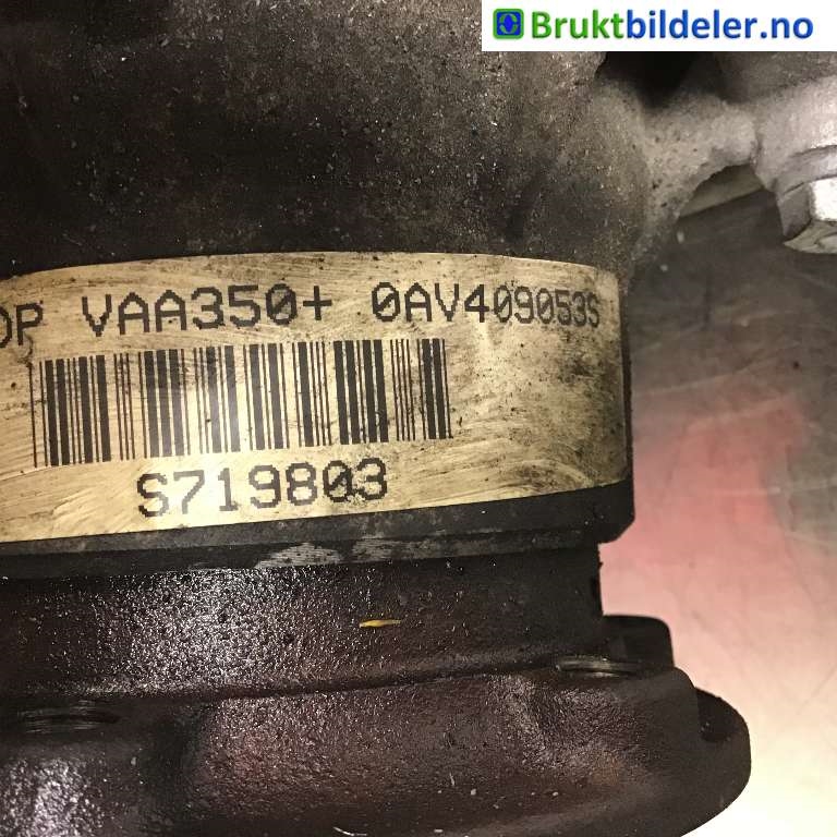 Girkasse 4WD fordelingskasse til VW Caddy 2010-2015 (Type III, Fase 2)  (VOLKSWAGEN|0AV 409 053 S|S719803|)
