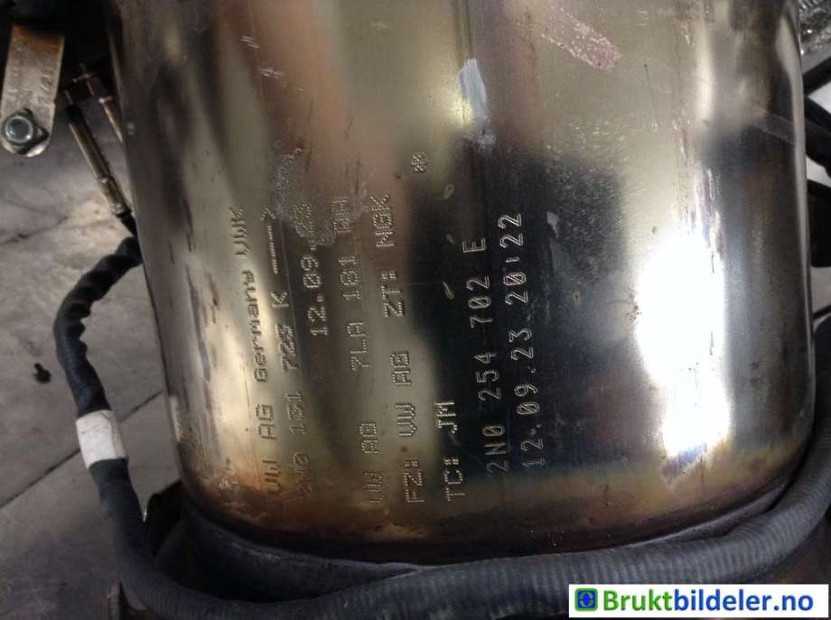 Partikkelfilter til VW Transporter / Caravelle 2019-->> (T6.1) (T6.1) (Volkswagen|7LA 131 690 F||2N0 254 702 E)