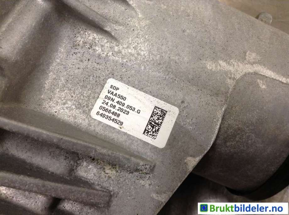 Girkasse 4WD fordelingskasse til VW Transporter / Caravelle 2019-->> (T6.1) (T6.1) (Volkswagen|09N 409 053 G|)