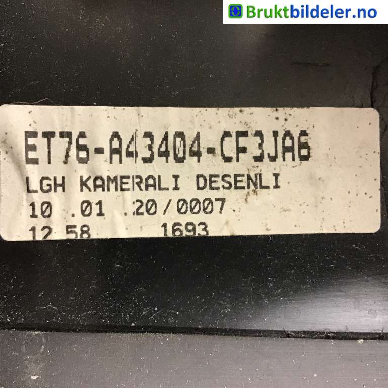 Bakluke/bakdør håndtak til Ford Transit Courier 2018-2023 (Type I, Fase 2)  (FORD|BM51-19B514-AF|)