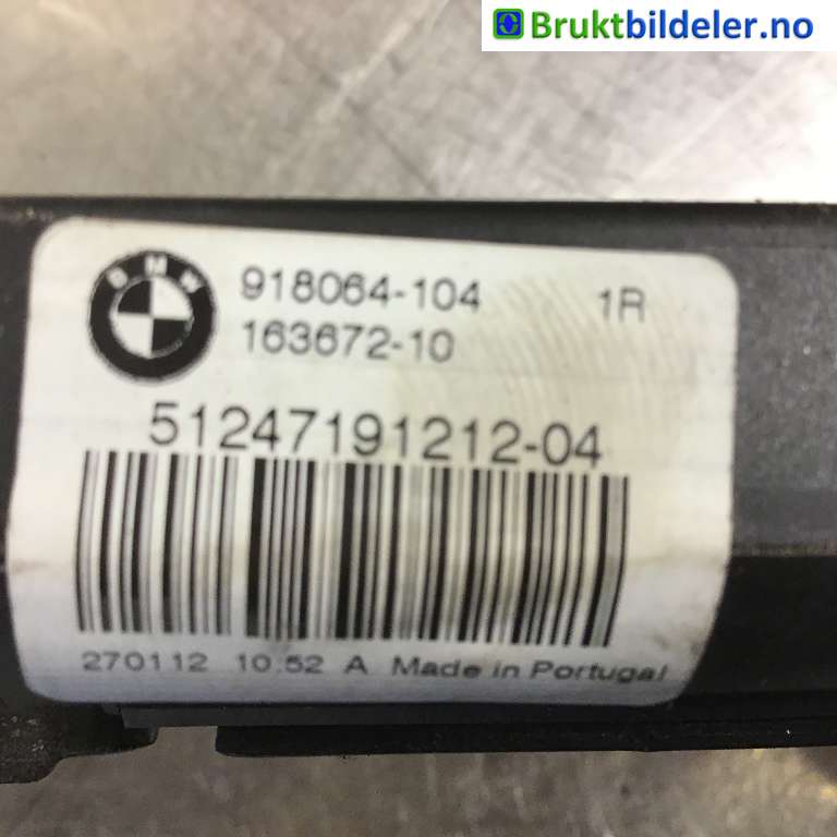 Baklukelås til BMW 3-Serie 2012-2018 (F30/F31/F34) (F30/F31/F34) (BMW|51 24 7 191 212|)
