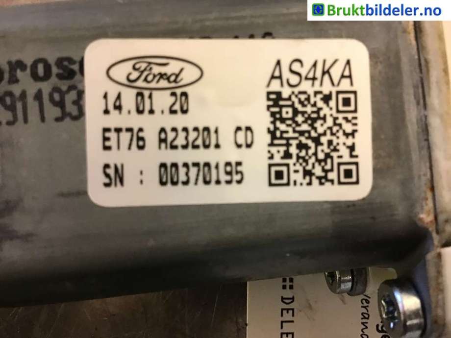 Ruteheis venstre foran til Ford Transit Courier 2018-2023 (Type I, Fase 2)  (FORD|ET76-A23201-CD|00370195|)