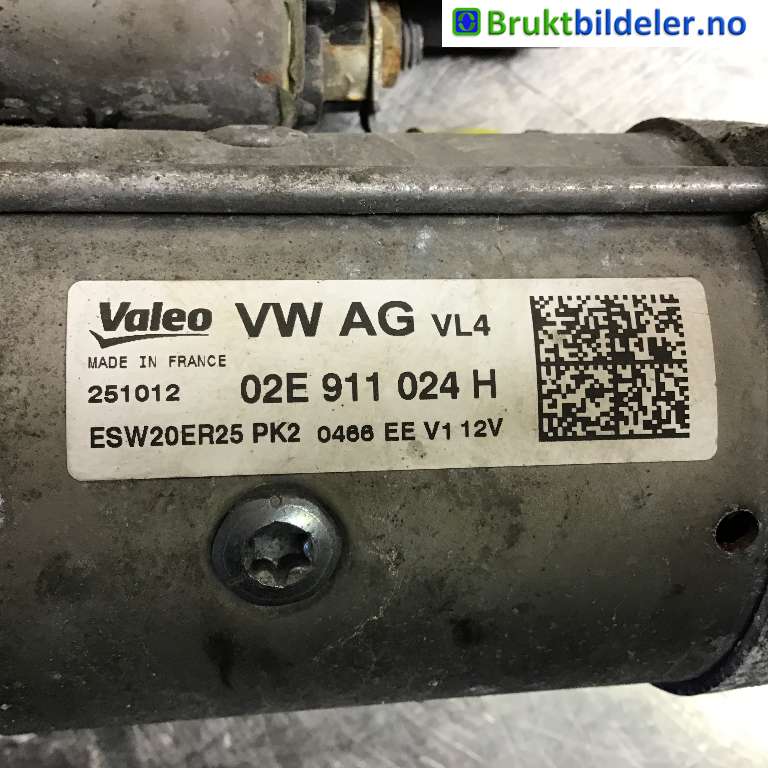 Starter diesel til VW Passat 2011-2015 (B7) (B7) (VOLKSWAGEN|02E 911 024 H|ESW20ER25|)