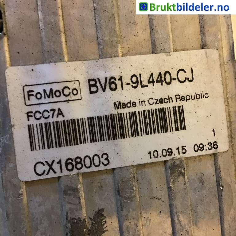 Intercooler til Ford C-Max 2015-2019 (Type II, Fase 2)  (FORD|BV61-9L440-CK|CX168003|BV61-9L440-CJ)