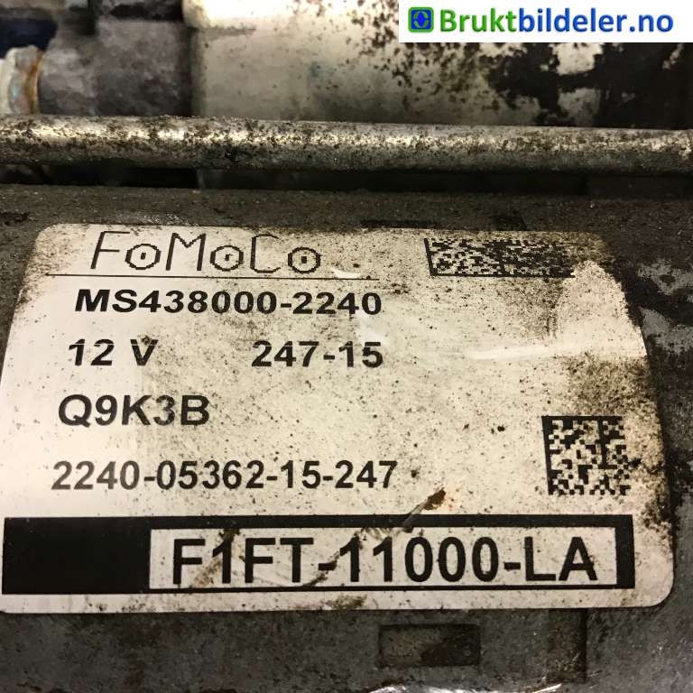 Starter diesel til Ford C-Max 2015-2019 (Type II, Fase 2)  (FORD|F1FT-11000-LB|MS438000-2240|F1FT-11000-LA)