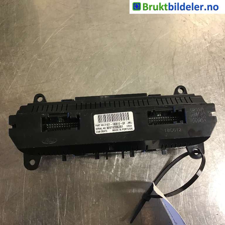 Varmeapparat betjening til Ford C-Max 2015-2019 (Type II, Fase 2)  (FORD|F1ET-18C612-DM|WV1V066281|F1ET-18C612-DF)