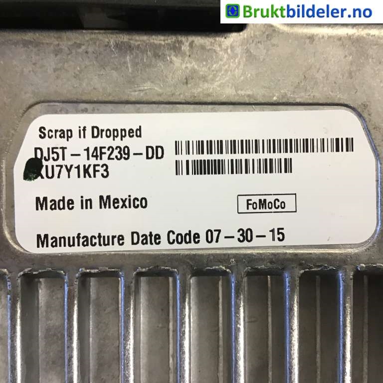 Instrument kjørecomputer til Ford C-Max 2015-2019 (Type II, Fase 2)  (FORD|CJ5T-18B955-FD|XU7Y1KF3|DJ5T-14F239-DD)