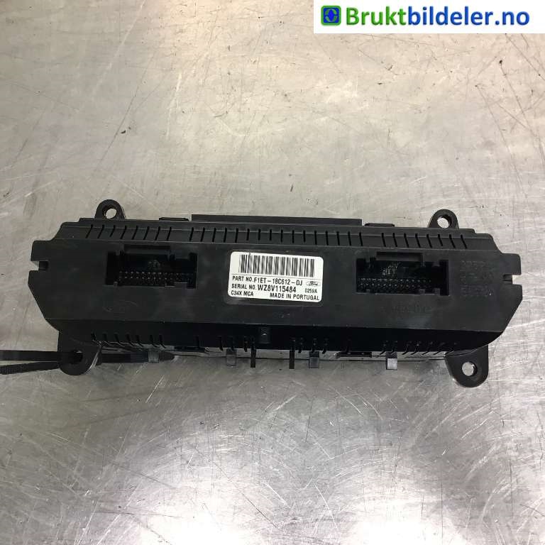 Varmeapparat betjening til Ford Focus 2014-2018 (Type III, Fase 2)  (FORD|F1ET-18C612-DM|WZ8V115484|F1ET-18C612-DJ)