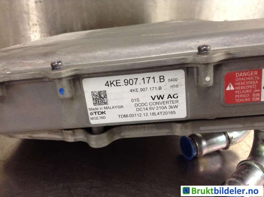DCDC converter hybrid til Audi e-tron 2018-->>  (AUDI|4KE 907 171 B|)